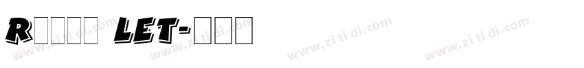 Ruach LET字体转换